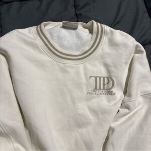 The Tortured Poets Department Crewneck Sweater Taylor Swift Size 4X super soft